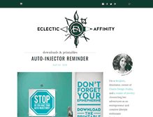 Tablet Screenshot of eclecticaffinity.com
